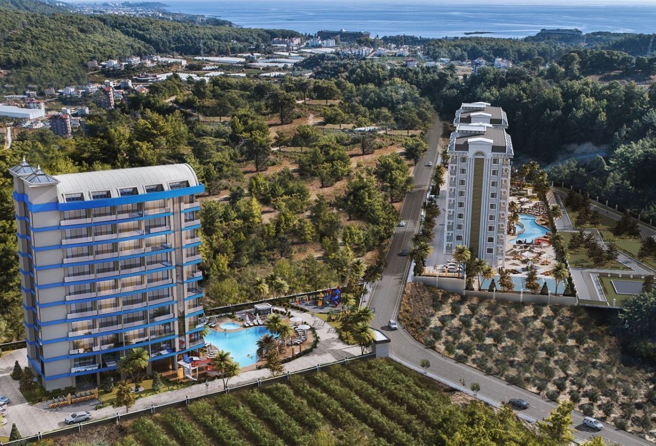 Апартаменты в Алании, Турция, 50 м2 фото 2