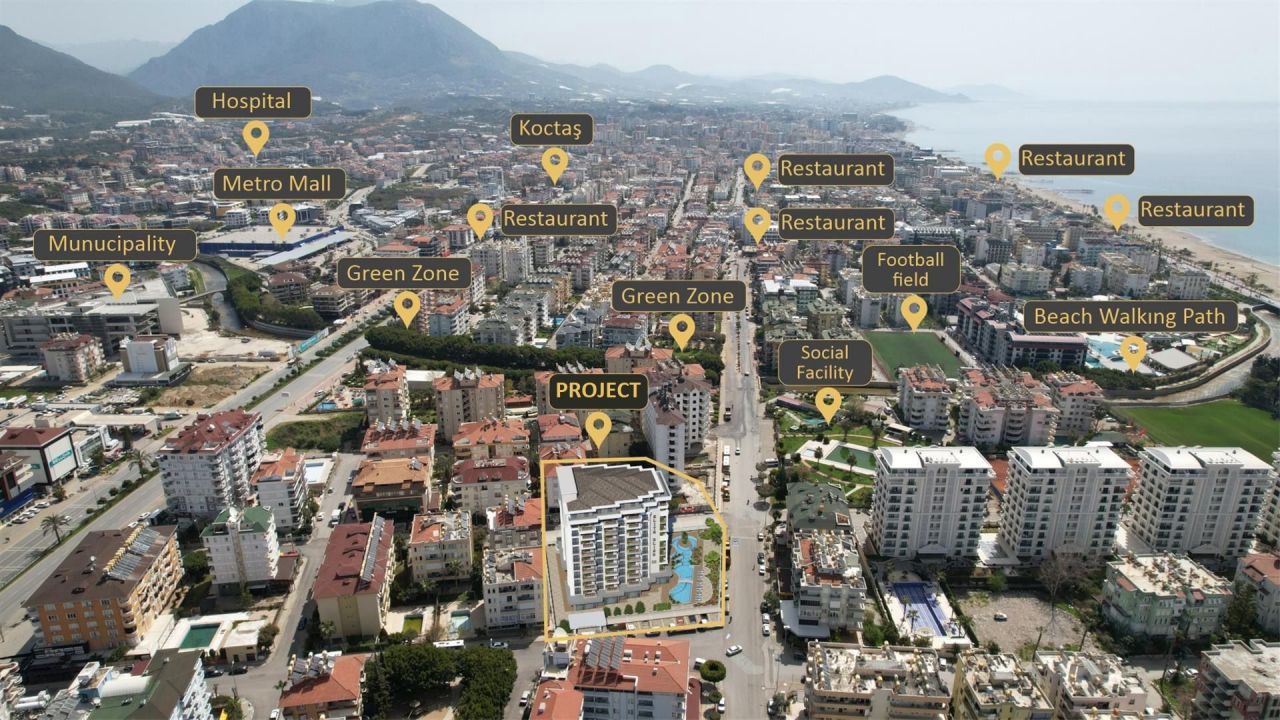 Апартаменты в Алании, Турция, 55 м2 фото 5
