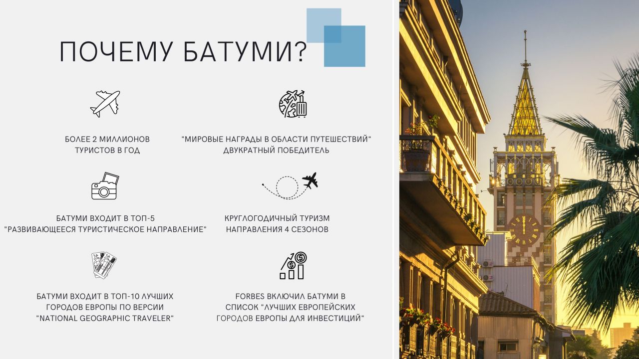 Квартира в Батуми, Грузия, 32 м2 фото 3