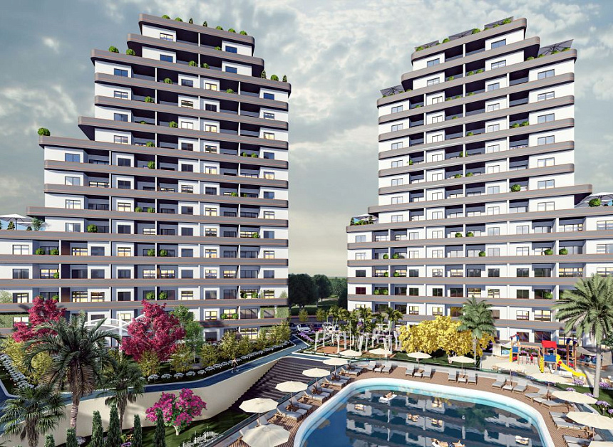 Апартаменты в Мерсине, Турция, 70 м2