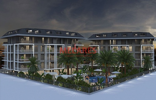 Апартаменты в Алании, Турция, 50 м2 фото 1