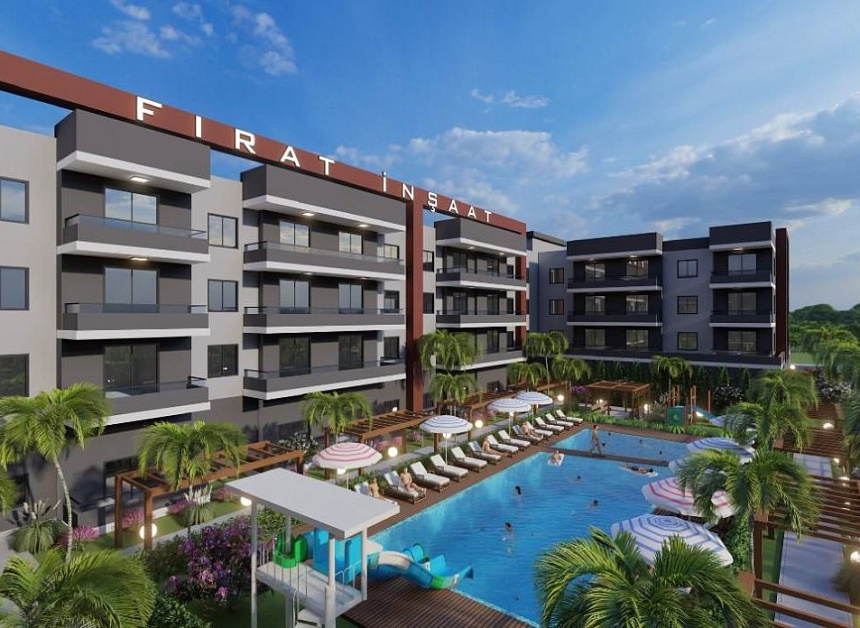 Апартаменты в Мерсине, Турция, 60 м2