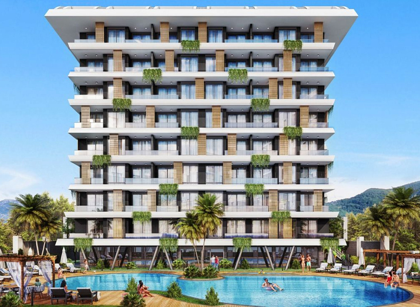 Квартира в Алании, Турция, 40 м2