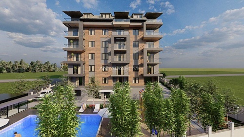 Апартаменты в Газипаше, Турция, 46 м2 фото 1