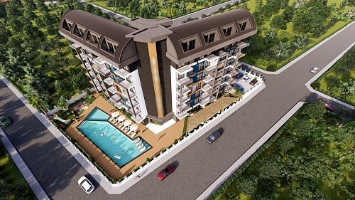 Квартира в Газипаше, Турция, 57 м2 фото 1