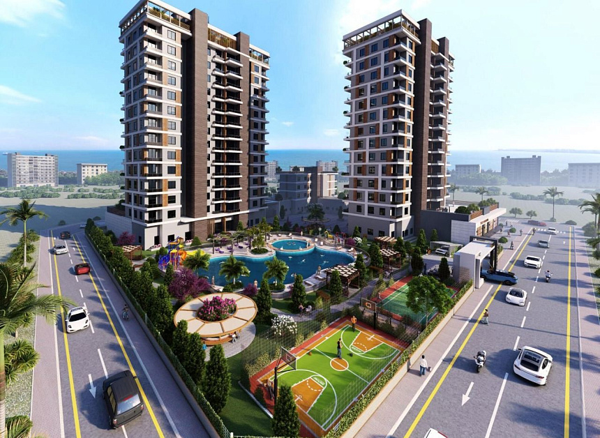 Апартаменты в Мерсине, Турция, 100 м2