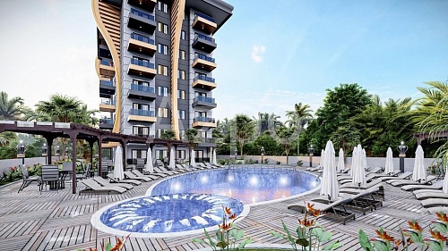 Апартаменты в Газипаше, Турция, 46 м2 фото 1