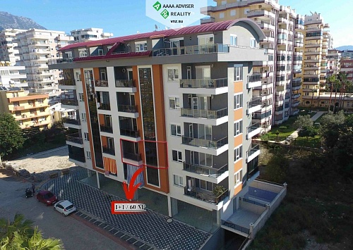 Квартира в Алании, Турция, 60 м2 фото 1