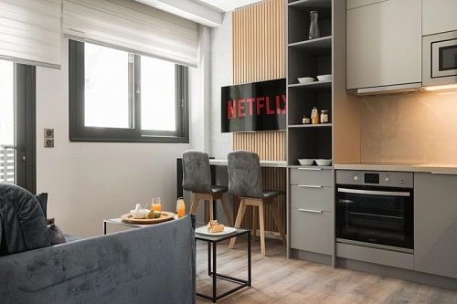 Апартаменты в Салониках, Греция, 59 м2 фото 1