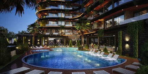 Квартира в Алании, Турция, 45 м2 фото 1