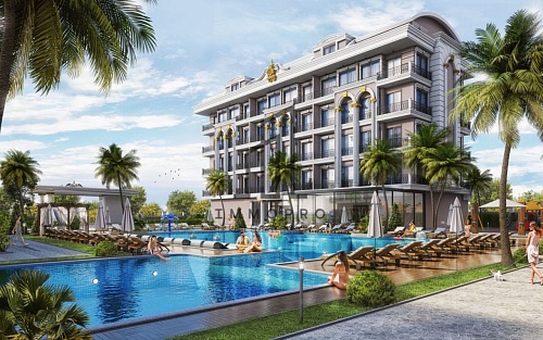 Апартаменты в Алании, Турция, 40 м2 фото 1