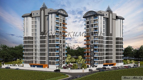 Апартаменты в Алании, Турция, 55 м2 фото 1