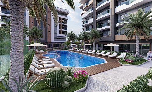 Квартира в Алании, Турция, 59 м2 фото 1