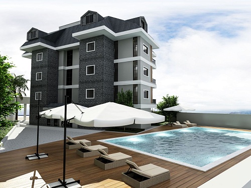Апартаменты в Алании, Турция, 55 м2 фото 1