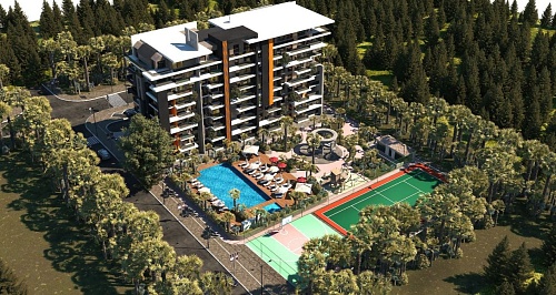 Апартаменты в Анталии, Турция, 55 м2 фото 1