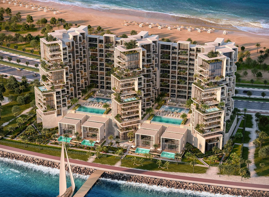 Апартаменты в Рас-эль-Хайме, ОАЭ, 80 м2