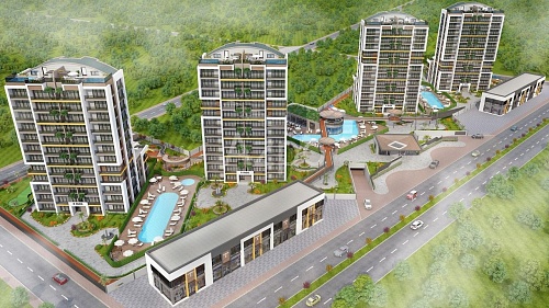Апартаменты в Анталии, Турция, 50 м2 фото 1