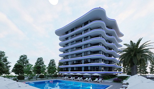 Апартаменты в Алании, Турция, 59 м2 фото 1