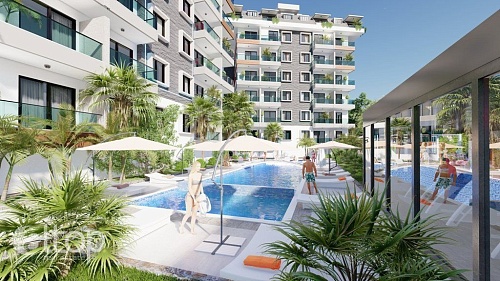 Квартира в Алании, Турция, 48 м2 фото 1