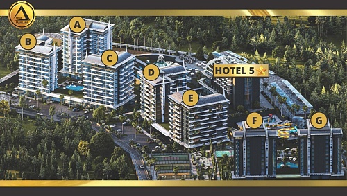 Апартаменты в Авсалларе, Турция, 51 м2 фото 1