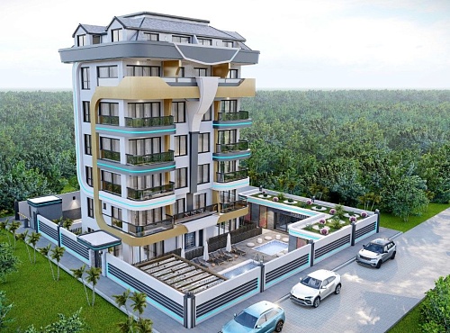 Квартира в Алании, Турция, 45 м2 фото 1
