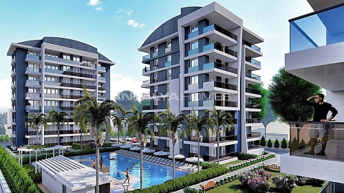 Апартаменты в Анталии, Турция, 45 м2 фото 1