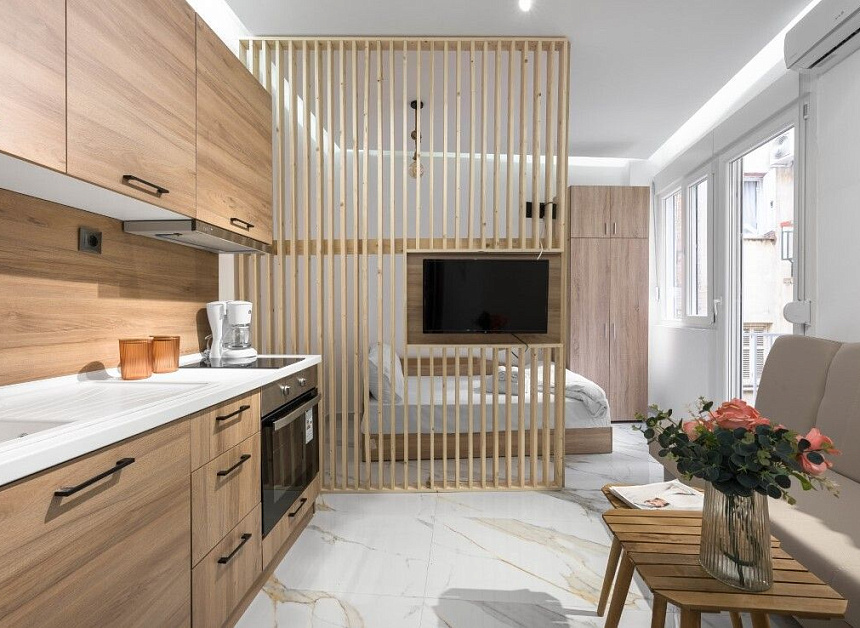 Квартира в Салониках, Греция, 23 м2