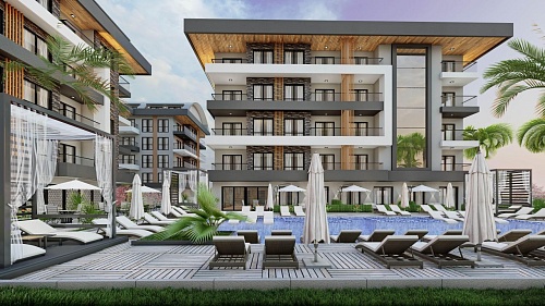 Квартира в Алании, Турция, 55 м2 фото 1