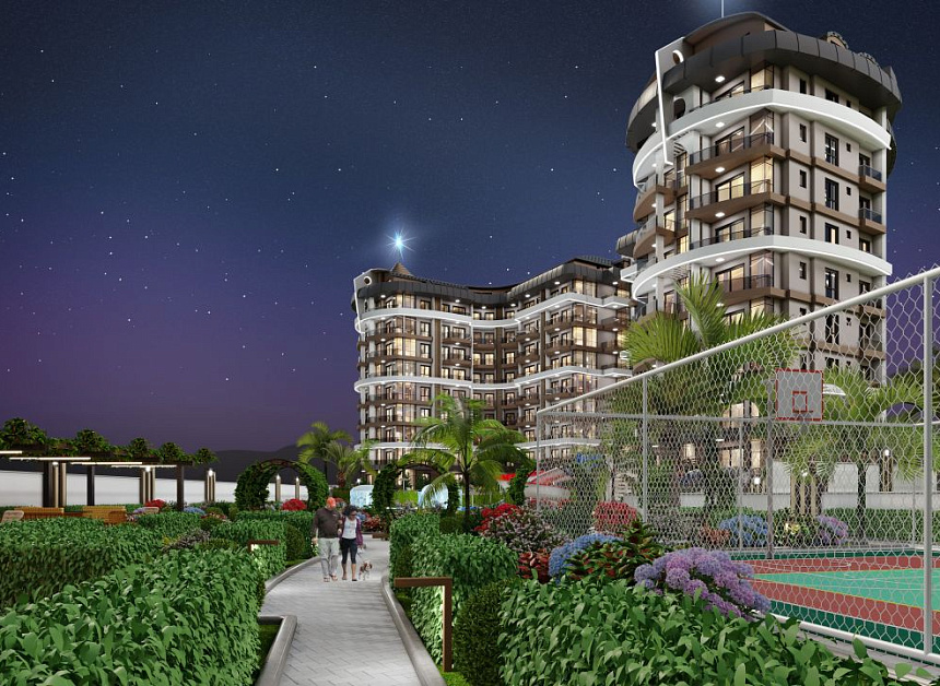 Квартира в Алании, Турция, 56 м2