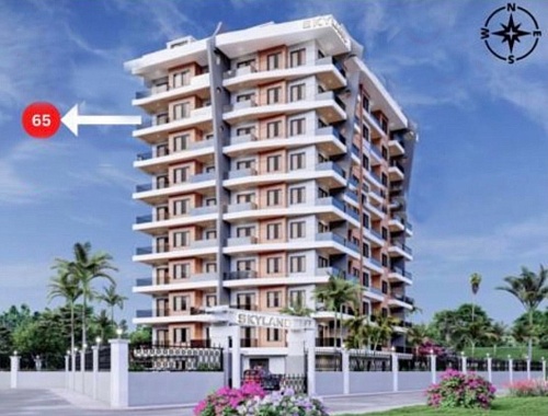 Квартира в Алании, Турция, 59 м2 фото 1