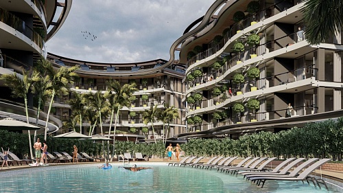 Апартаменты в Алании, Турция, 57 м2 фото 1