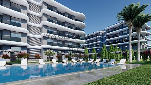 Апартаменты в Алании, Турция, 47 м2 фото 1