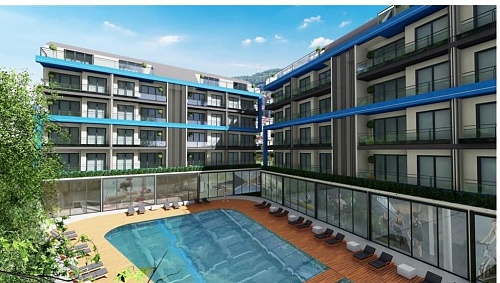 Квартира в Алании, Турция, 50 м2 фото 1