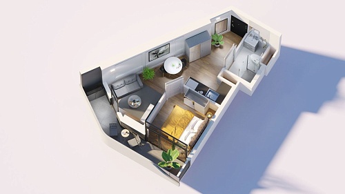 Квартира в Батуми, Грузия, 35.9 м2 фото 1