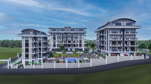 Апартаменты в Алании, Турция, 45 м2 фото 1
