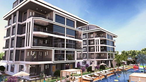 Апартаменты в Алании, Турция, 55 м2 фото 1
