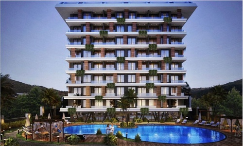 Квартира в Алании, Турция, 45 м2 фото 1