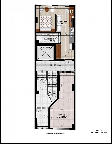 Пентхаус в Стамбуле, Турция, 113 м2 фото 1