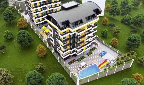 Квартира в Алании, Турция, 60 м2 фото 1