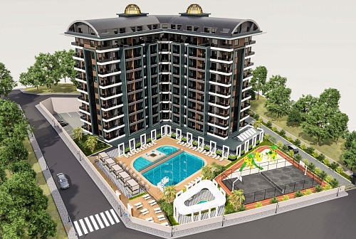 Апартаменты в Алании, Турция, 45 м2 фото 1