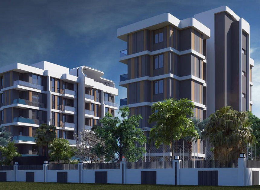 Квартира в Анталии, Турция, 60 м2
