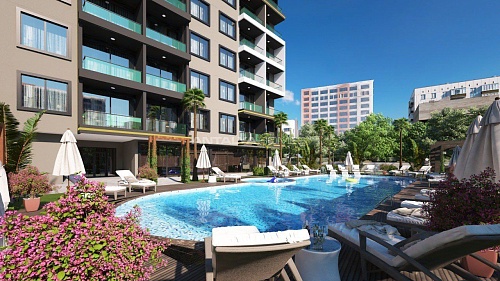 Апартаменты в Алании, Турция, 50 м2 фото 1