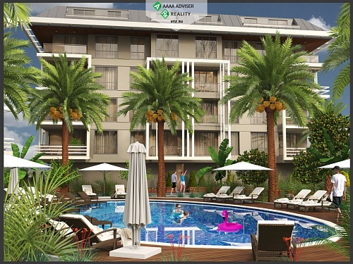 Квартира в Алании, Турция, 51 м2 фото 1