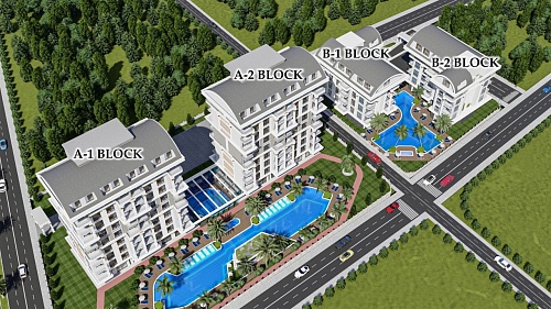 Квартира в Алании, Турция, 55 м2 фото 1