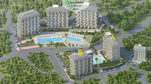 Апартаменты в Авсалларе, Турция, 50 м2 фото 1