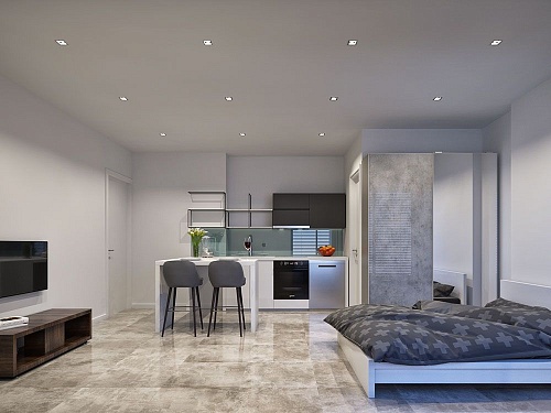 Студия в Афинах, Греция, 22.5 м2 фото 1