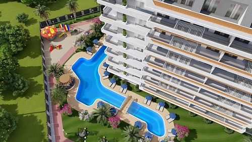 Квартира в Алании, Турция, 51 м2 фото 1