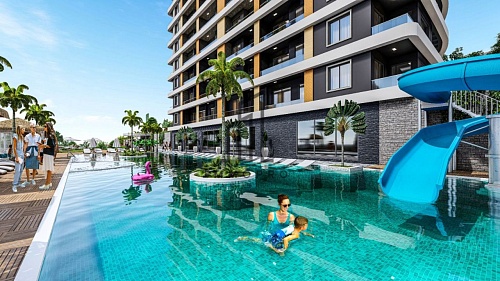 Апартаменты в Авсалларе, Турция, 64 м2 фото 1