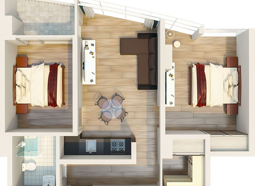 Квартира в Батуми, Грузия, 71 м2