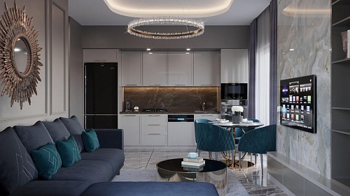 Квартира в Алании, Турция, 52 м2 фото 1